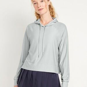 Old Navy CloudMotion Crop Hoodie XXL “cloud cover”